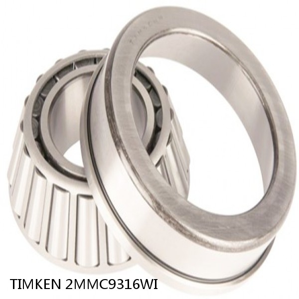 2MMC9316WI TIMKEN Tapered Roller Bearings Tapered Single Metric