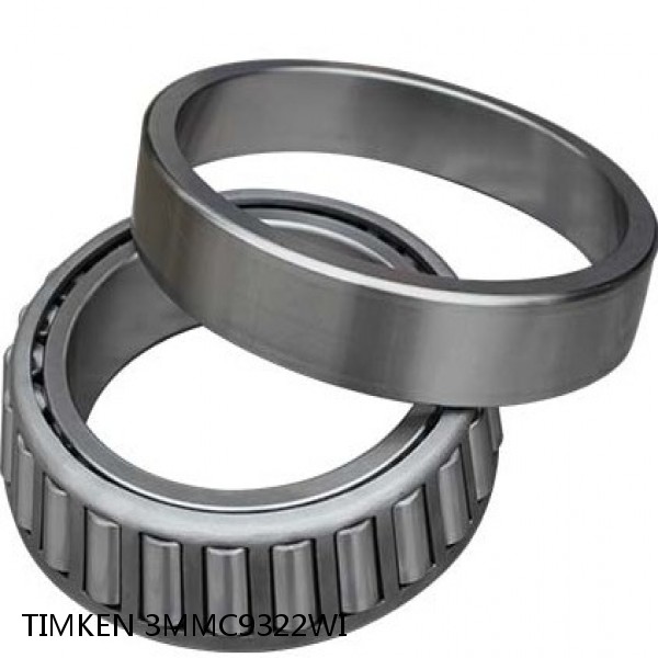 3MMC9322WI TIMKEN Tapered Roller Bearings Tapered Single Metric