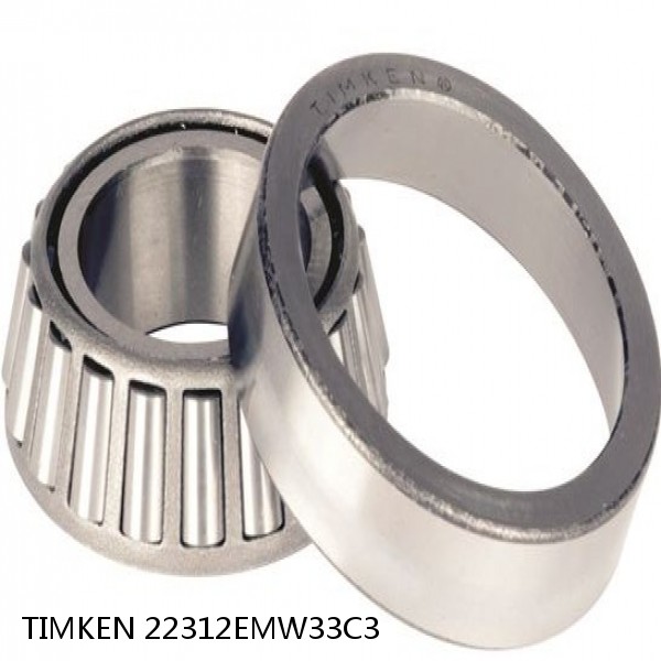 22312EMW33C3 TIMKEN Tapered Roller Bearings TDI Tapered Double Inner Imperial