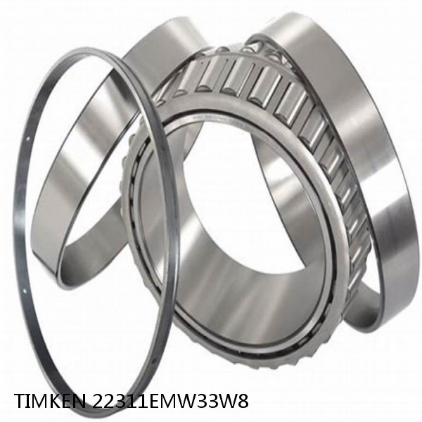 22311EMW33W8 TIMKEN Tapered Roller Bearings TDI Tapered Double Inner Imperial